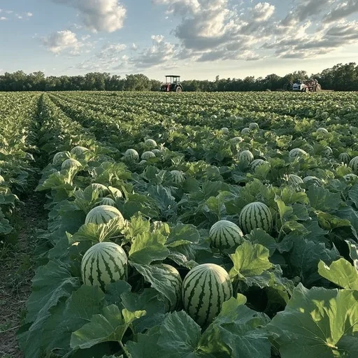 Watermelon field